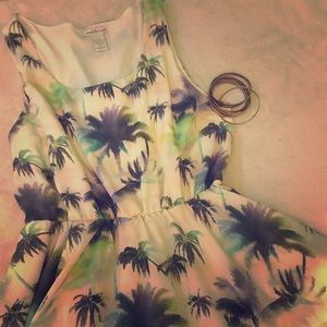 🌴Charlotte Russe Palm tree dress🌴